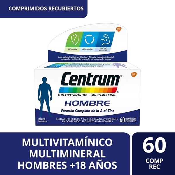 Centrum Suplemento Dietario Hombre Multivitamínico (60 Comprimidos) #1