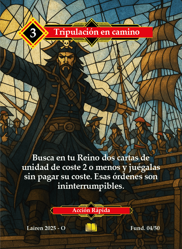 004 Tripulacion En Camino Full Art - Coste 3