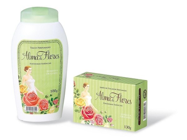 Alma de Flores Set | Talco 100gr + jabon en barra 130gr #1