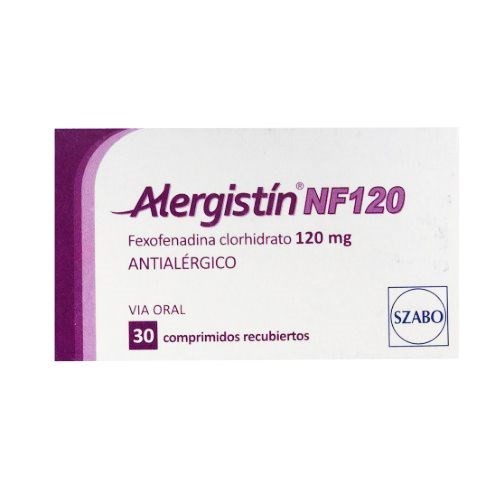 ALERGISTIN NF 120 mg | 30 comprimidos | Fexofenadina #1