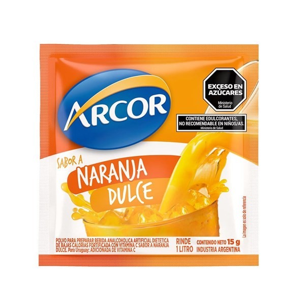 Jugo en Polvo Arcor Naranja Dulce x 15 gr #1
