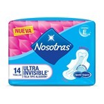 Nosotras Toalla Ultra Invisible Tela Vite (14 Unidades) #2