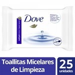 Dove Toallitas Desmaquillantes Con Agua Micelar (25 Unidades) #1