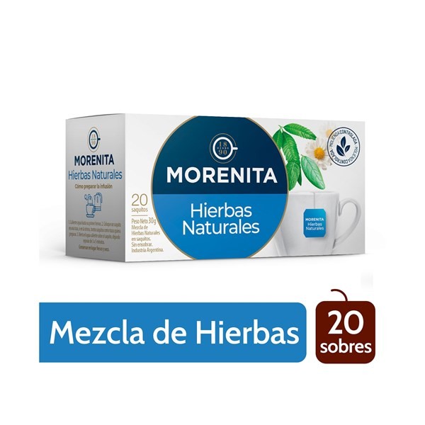 Té Morenita Hierbas Natural Saquitos La x 20 uni #1
