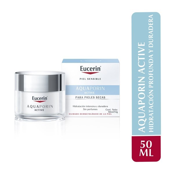Crema Facial Eucerin Aquaporin Active Piel Seca x 50 ml