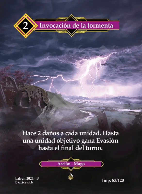 083 Invocacion De La Tormenta Full Art - Coste 2 #1