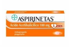 Aspirinetas x 14 Comp Acido Acetilsalicilico 100 mg #1