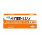 Aspirinetas x 14 Comp Acido Acetilsalicilico 100 mg #1