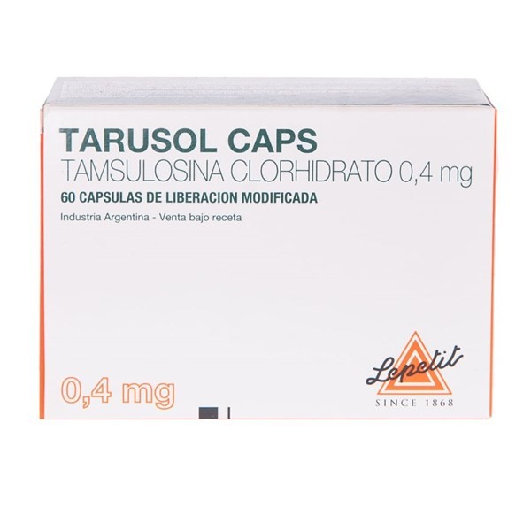 Lepetit Tarusol 0,4 Mg Tamsulosina x 60 Cáps Liberación Moderada