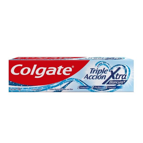Colgate Crema Dental Triple Acción Extra Whitening 70 gr alt