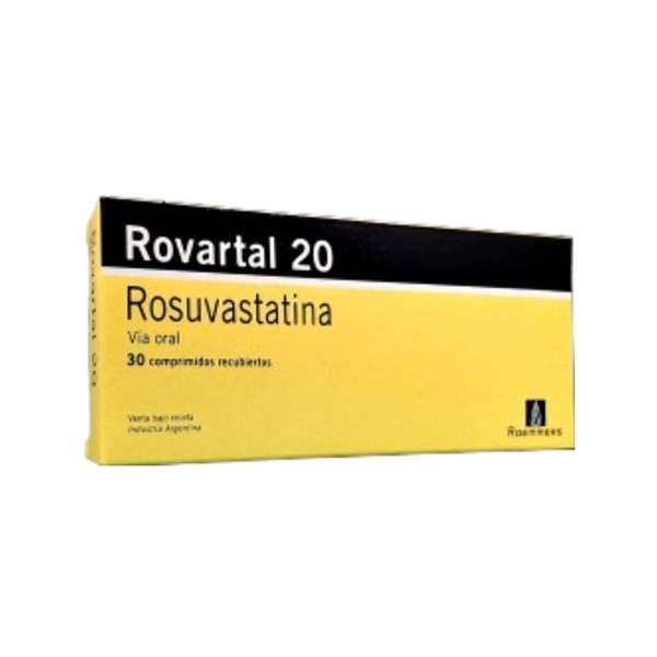 Roemmers Rovartal 20 Mg Rosuvastatina x 30 Comp Recubiertos #1