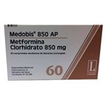 Medobis Ap 850 mg | 60 Comprimidos | Metformina #1