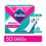 Protectores Diarios Nosotras Largo Con Calendula 50 Uni #1