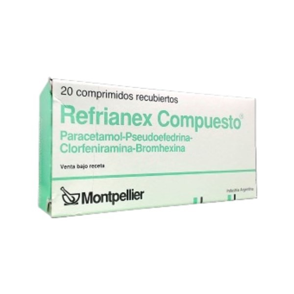 Montpellier Refrianex Compuesto x 20 Comp Recubiertos #1