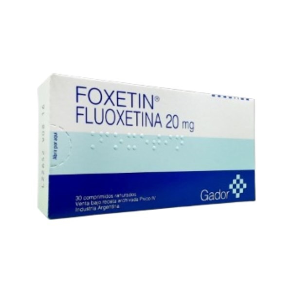 Gador Foxetin Fluoxetina 20 Mg x 30 Comp #1