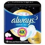 Toalla Femenina Always Confort Fina Noche x 8 un #1