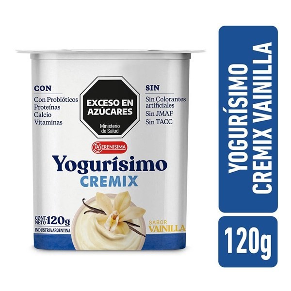 Yogur Yogurisimo Cremix Vainilla X 120 G #1