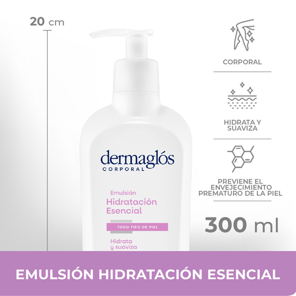 Dermaglós Hidratación Esencial Emulsión Corporal 300 ml alt