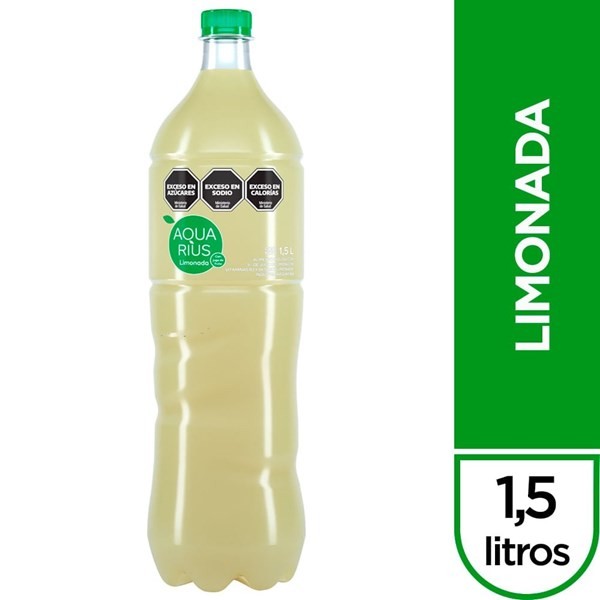 Agua Saborizada Aquarius Limonada 1,5 Lt #1