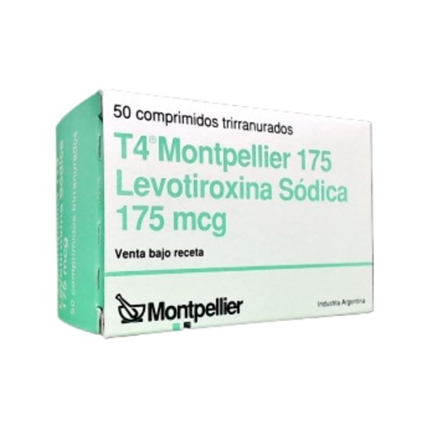 T4 Montpellier Levotiroxina 175 Mcg x 50 Comp #1
