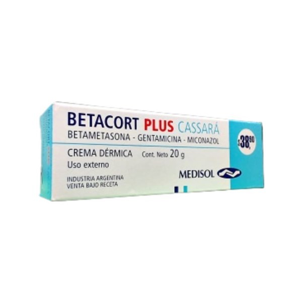 Medisol Betacort Plus Crema Dérmica x 20 g #1