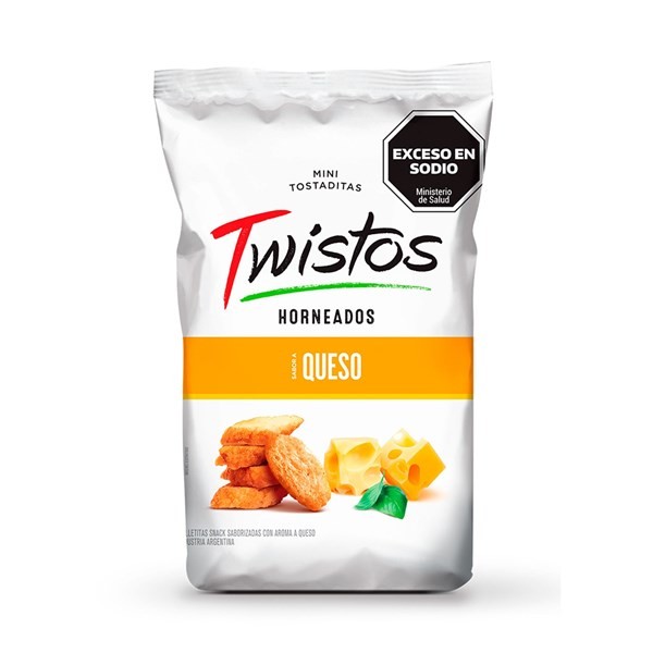 Mini Tostaditas Twistos Cuatro Queso 40 G. alt