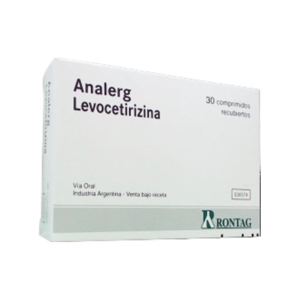 Rontag Analerg Levocetirizina 5 Mg x 30 Comp Recubiertos #1