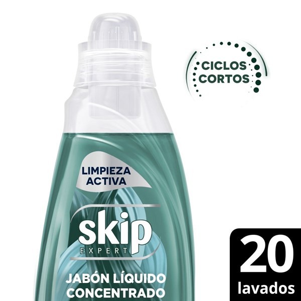 Skip Jabon Liquido Concentrado Limpieza Activa 800 ml alt