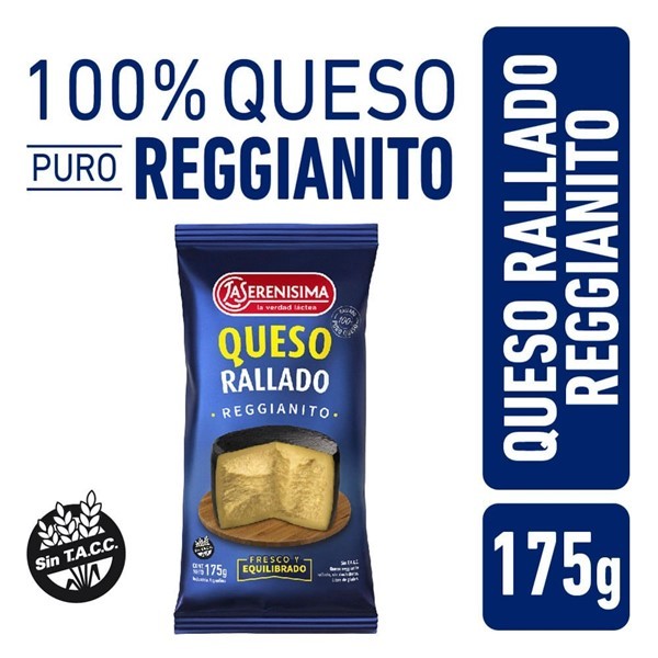 Queso Rallado La Serenisima 175 Gr