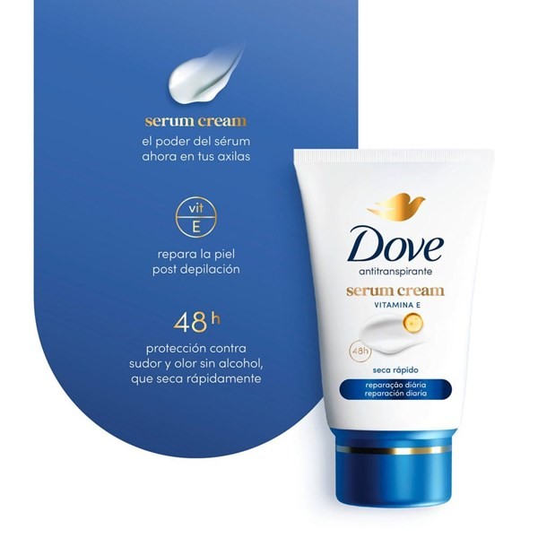 Antitranspirante Dove Sérum Cream Vitamina E x 50 g alt
