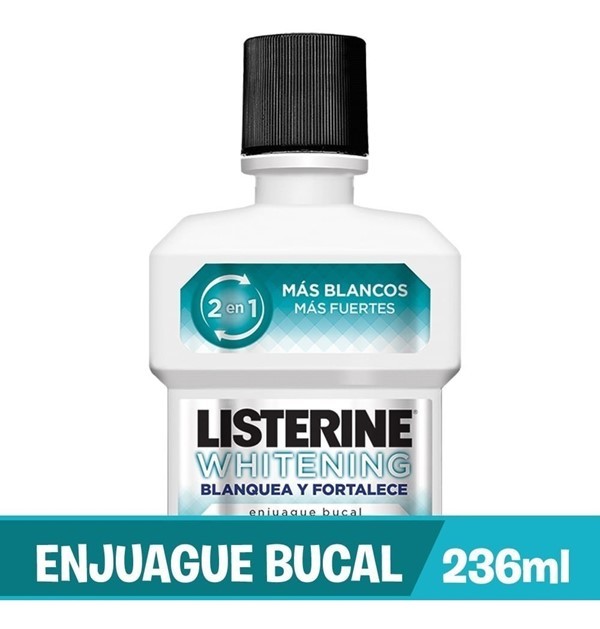 Listerine Whitening Blanquea Y Fortalece 236 Ml #1