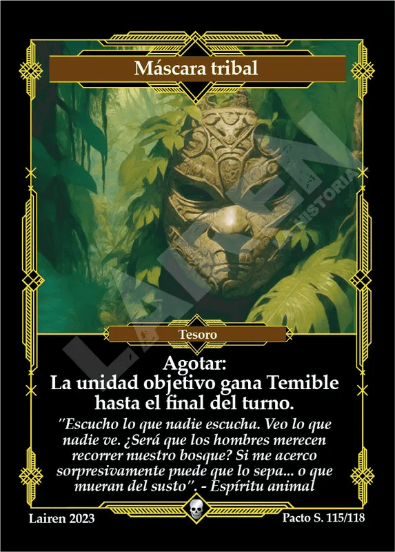 115 Mascara Tribal 1ra Edicion #1