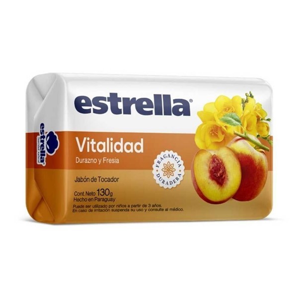 Estrella Jabon de Tocador Vitalidad 130 gr 3 Unidades alt