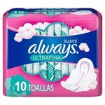 Toallas Femeninas Ultrafina Suave Con Alas 10 Unidades #2