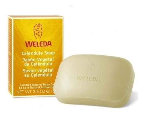 Weleda Jabón Vegetal de Calendula Apto Vegano  - x 100 g #1