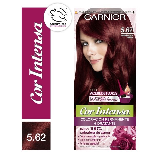 Kit Tintura Permanente Cor Intensa 562 Castano Rojizo Irizado #1