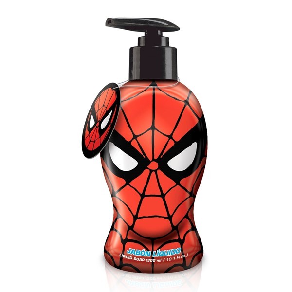 Marvel Comics Jabon Liquido Para Niños Spiderman 2D 300 ml #1