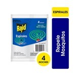 Espirales Para Mosquitos Raid en Sobres 4 uni #1