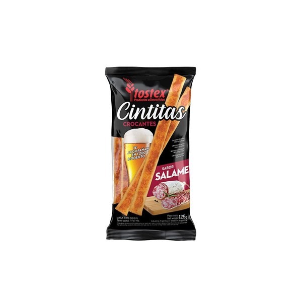 Cintitas Tostex Sabor Salame 125 xg #1