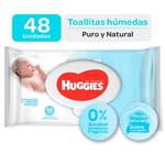 Huggies Toallas Húmedas Puro Y Natural (48 Unidades) #1
