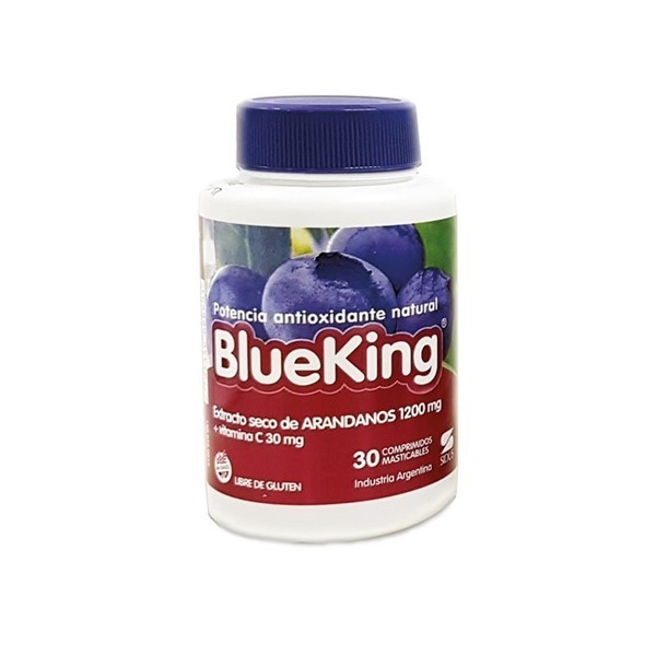 Blueking Antioxidante Masticables Por 30 compimidos alt