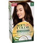 Wella Soft Color Tintura Kit Completo Sin Amoniaco 30 Castaño Oscuro #4