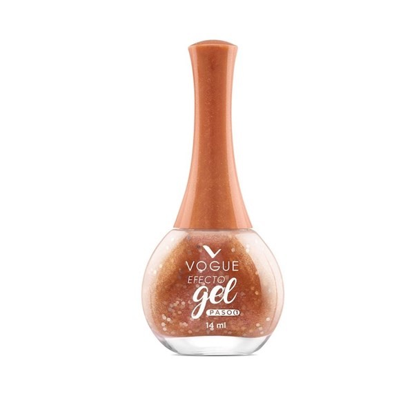 Vogue Esmalte Efecto Gel Brillo Paso 1 Destellos #1