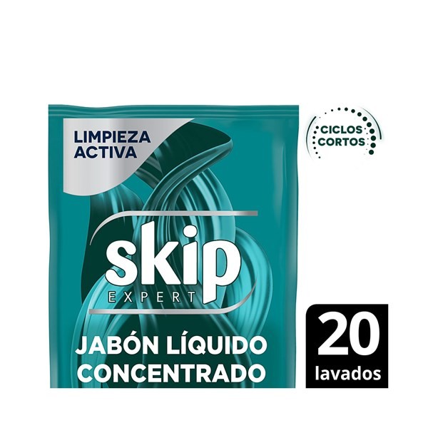 Jabón Líquido Concentrado Skip Limpieza Activa 800 ml #1