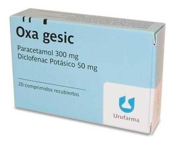 Oxa Gesic | 10 comprimidos | Paracetamol + Diclofenac #1