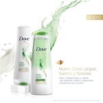 Acondicionador Para El Cabello Dove  Largos Fuertes Y Flexibles 400 Ml #6