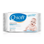 Qsoft Toalla Húmeda Premium Baby Clásica x 25 Unid #1