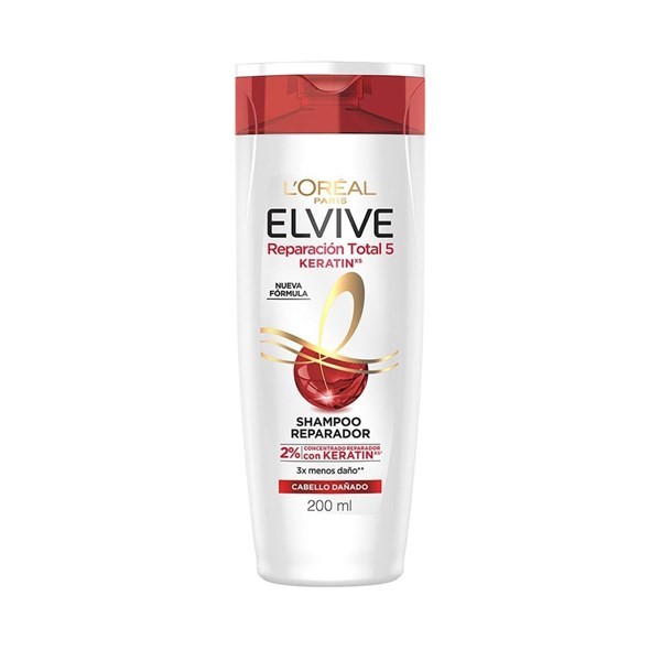 Shampoo Elvive Reparación Total 5 Keratin 200 ml #1
