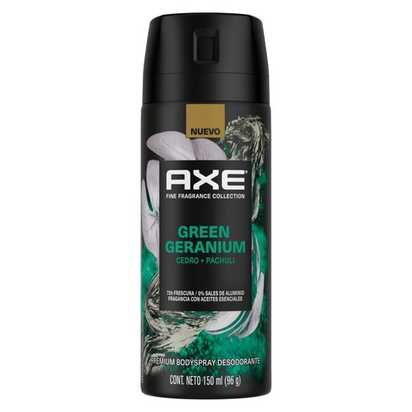 Desodorante En Aerosol Axe Green Geranium 150 Ml. alt