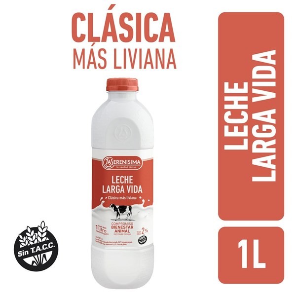 Leche Uat Desc La Serenisima 2% Bot 1 L #1